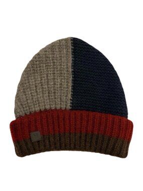 Hermès Genuine Detroit Beanie 100% Cashmere Sz L Unisex Hat Multicolor Luxury